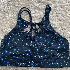 Victoria’s Secret Galaxy Strappy Sports Bra